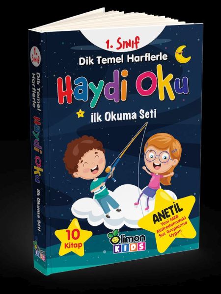 1. Sınıf Dik Temel Hartflerle Haydi Oku İlk Okuma Seti Anetil