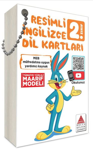 2. Sınıf Resimli İngilizce Dil Kartları