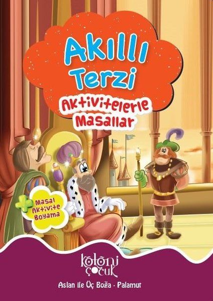 Akıllı Terzi - Aktivitelerle Masallar - Aslan ile Üç Boğa-Palamur Akıllı Terzi - Aktivitelerle Masallar - Aslan ile Üç Boğa-Palamur