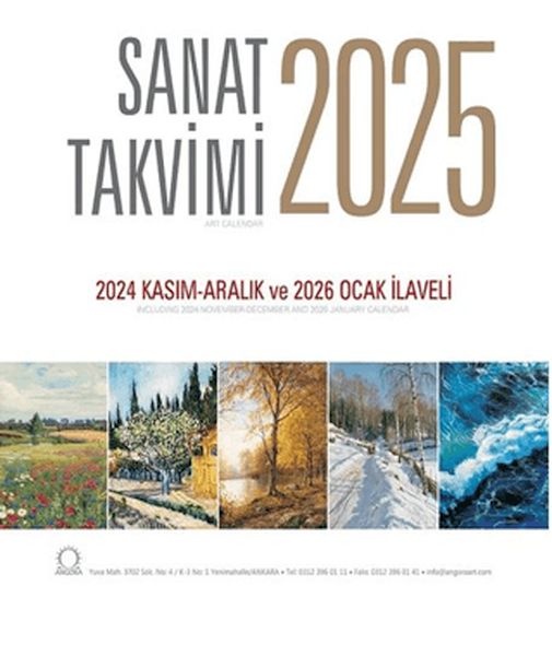 Sanat Takvimi 2025 Duvar Takvimi Sanat Takvimi 2025 Duvar Takvimi