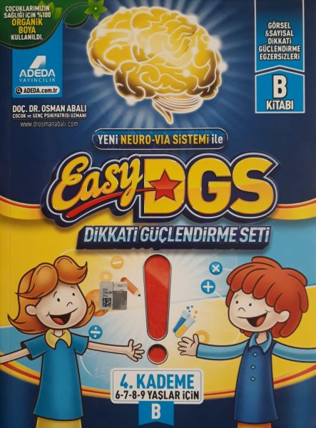 EASY Dikkati Güçlendirme Seti 6-9 yaş B Kitapçığı EASY Dikkati Güçlendirme Seti 6-9 yaş B Kitapçığı