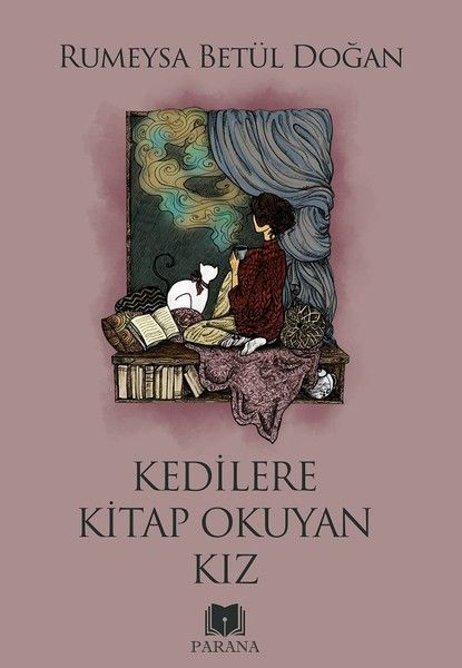 Kedilere Kitap Okuyan Kız Kedilere Kitap Okuyan Kız