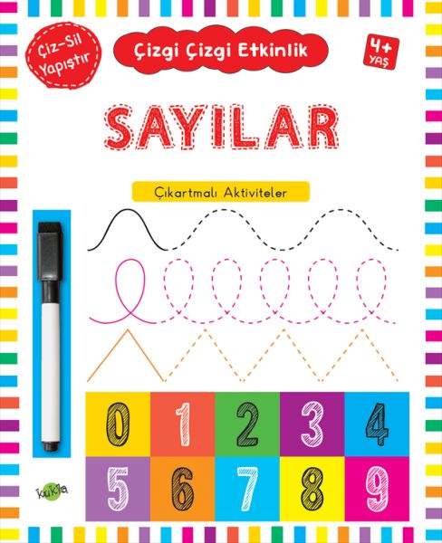 Çizgi Çizgi Etkinlik - Sayılar (4+ Yaş) Çizgi Çizgi Etkinlik - Sayılar (4+ Yaş)