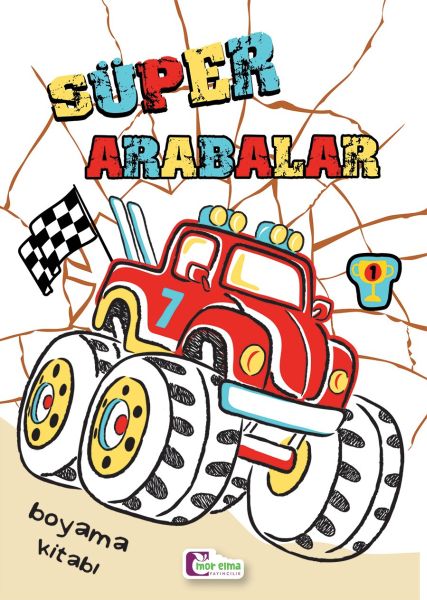 Süper Arabalar Boyama Kitabı Süper Arabalar Boyama Kitabı