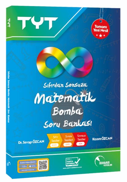 Doktrin Yayınları TYT Sıfırdan Sonsuza Yeni Nesil Bomba Matematik Video Çözümlü Soru Bankası