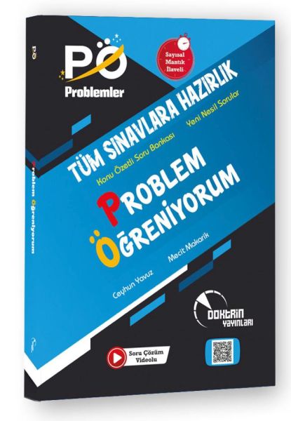 Doktrin Yayınları Temelden Problem Öğreniyorum (PÖ) Soru Bankası Doktrin Yayınları Temelden Problem Öğreniyorum (PÖ) Soru Bankası