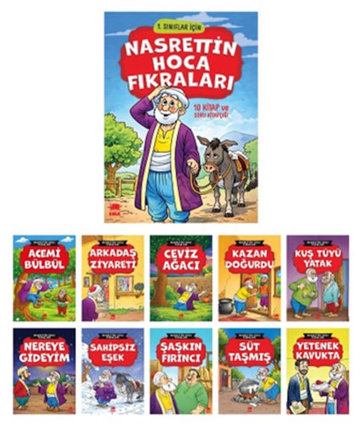 Nasrettin Hoca Fıkraları(10 Kitap+Soru Kitapçığı) Nasrettin Hoca Fıkraları(10 Kitap+Soru Kitapçığı)