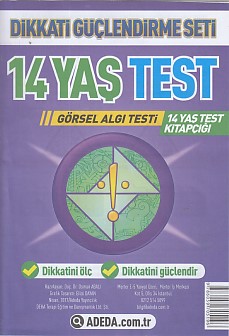 Dikkati Güçlendirme Seti 14 Yaş Test Dikkati Güçlendirme Seti 14 Yaş Test