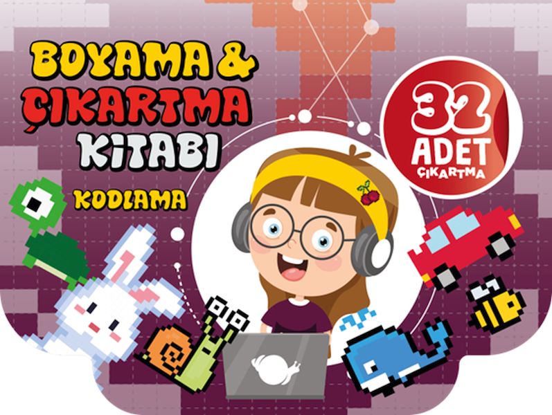 Boyama Ve Çıkartma Kitabı Kodlama Boyama Ve Çıkartma Kitabı Kodlama