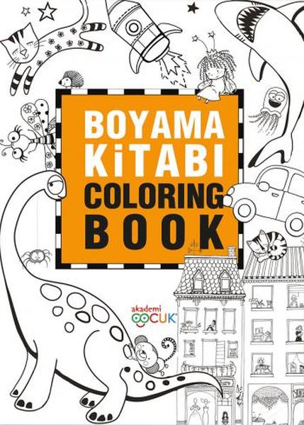Boyama Kitabı - Coloring Book - 24X33,5 cm Boyama Kitabı - Coloring Book - 24X33,5 cm