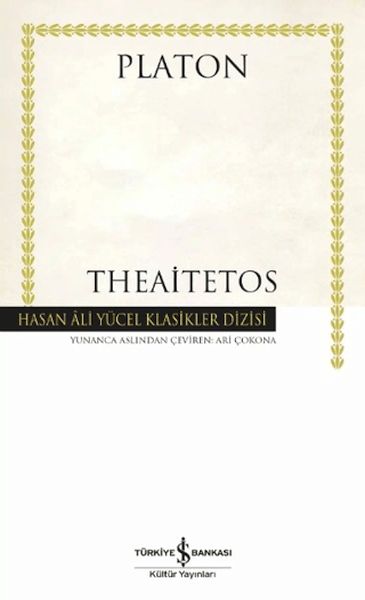 Theaitetos - Hasan Ali Yücel Klasikleri Ciltli