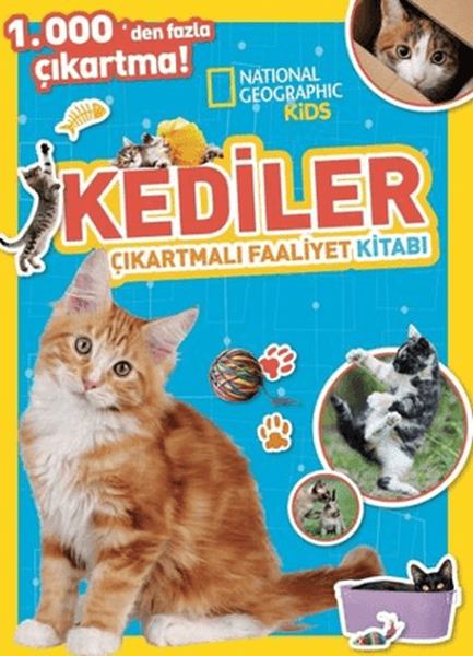 National Geographic Kids Kediler Çıkartmalı Faaliyet Kitabı National Geographic Kids Kediler Çıkartmalı Faaliyet Kitabı