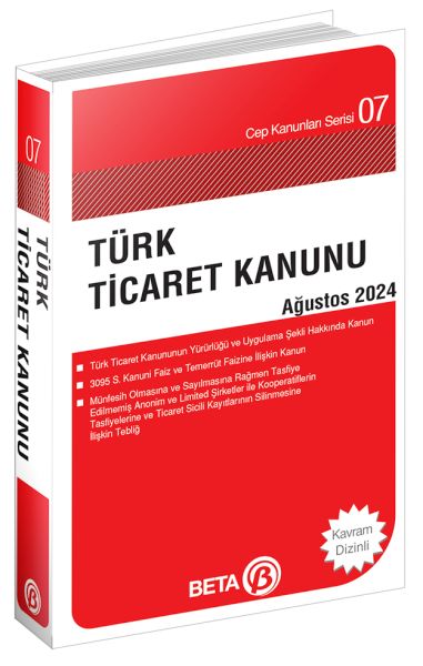 Cep Kanunu Serisi 07 - Türk Ticaret Kanunu Cep Kanunu Serisi 07 - Türk Ticaret Kanunu
