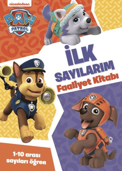 Paw Patrol - İlk Sayılarım Faaliyet Kitabı Paw Patrol - İlk Sayılarım Faaliyet Kitabı