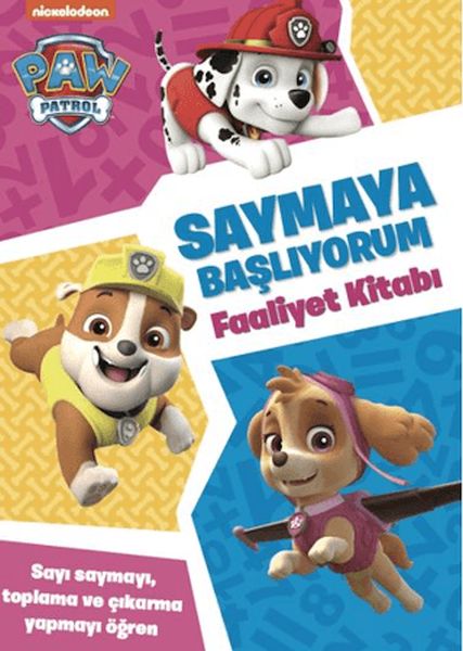 Paw Patrol - Saymaya Başlıyorum Faaliyet Kitabı Paw Patrol - Saymaya Başlıyorum Faaliyet Kitabı