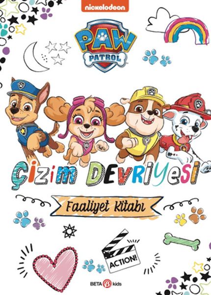 PAW Patrol - Çizim Devriyesi Boyama Kitabı PAW Patrol - Çizim Devriyesi Boyama Kitabı