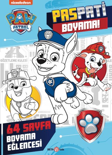 PAW Patrol - Paspati Boyama Kitabı PAW Patrol - Paspati Boyama Kitabı