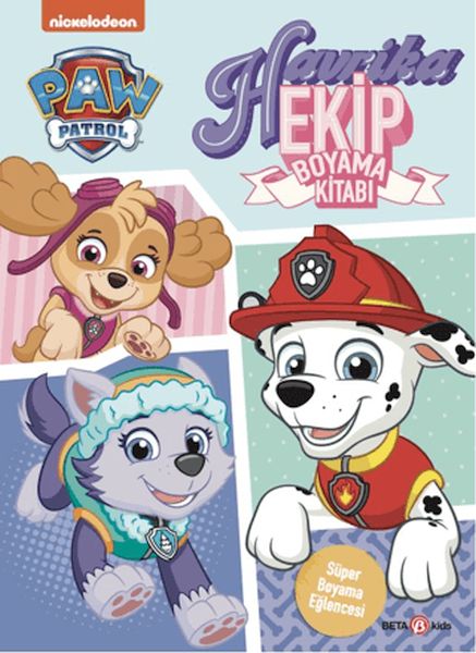 Paw Patrol Havrika Ekip Boyama Kitabı Paw Patrol Havrika Ekip Boyama Kitabı