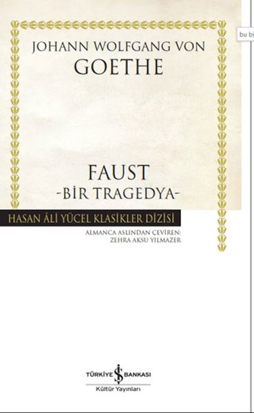 Faust-Bir Tragedya - Hasan Ali Yücel Klasikleri Faust-Bir Tragedya - Hasan Ali Yücel Klasikleri