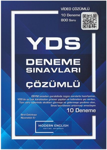 YDS Deneme Sınavları (Video Çözümlü ) YDS Deneme Sınavları (Video Çözümlü )