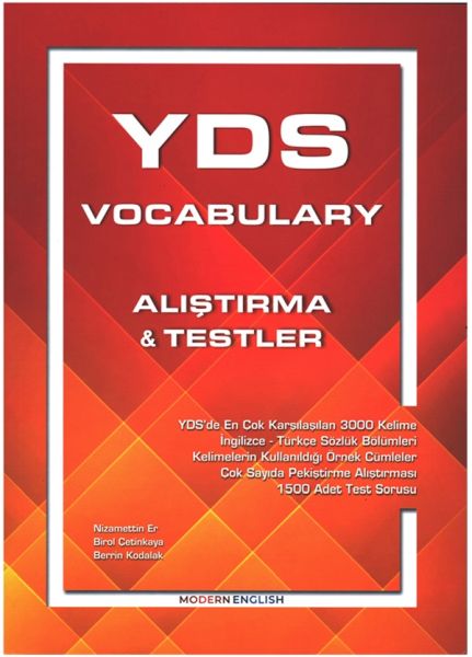 YDS Vocabulary - Alıştırma & Testler YDS Vocabulary - Alıştırma & Testler