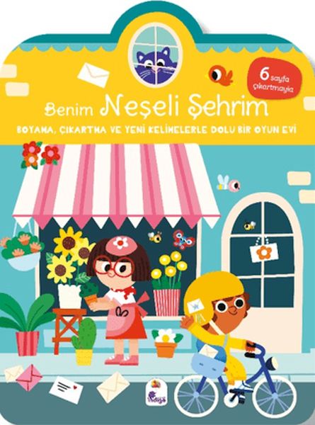 Benim Neşeli Şehrim-Boyama, Çıkartma ve Yeni Kelimelerle Dolu Bir Oyun Evi (6 Sayfa Çıkartma) Benim Neşeli Şehrim-Boyama, Çıkartma ve Yeni Kelimelerle Dolu Bir Oyun Evi (6 Sayfa Çıkartma)