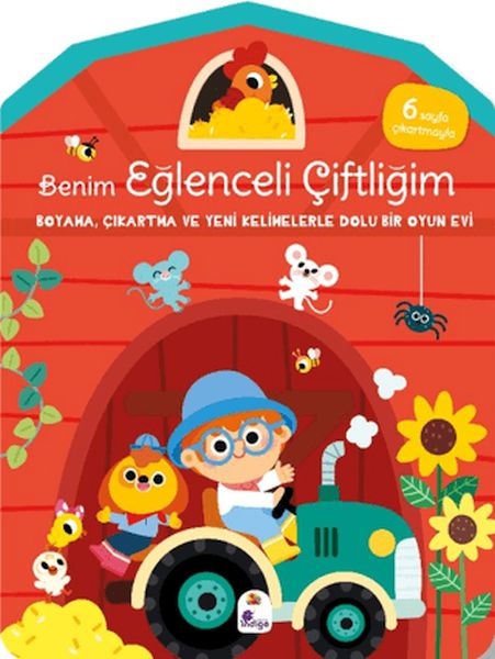 Benim Eğlenceli Çiftliğim-Boyama,Çıkartma ve Yeni Kelimelerle Dolu Bir Oyun Evi(6 Sayfa Çıkartma) Benim Eğlenceli Çiftliğim-Boyama,Çıkartma ve Yeni Kelimelerle Dolu Bir Oyun Evi(6 Sayfa Çıkartma)