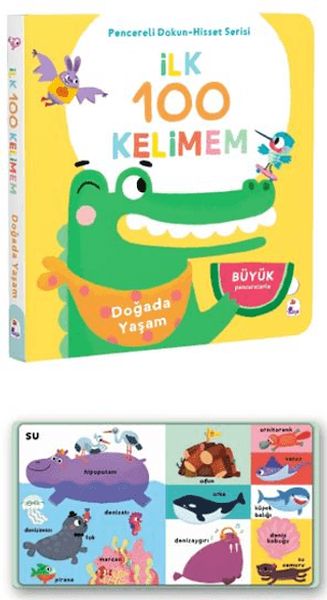 İlk 100 Kelimem – Doğada Yaşam (Pencereli Dokun-Hisset)