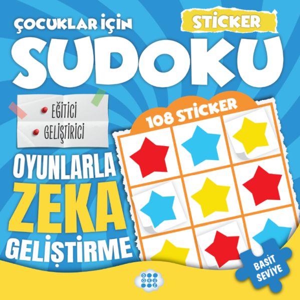 Çocuklar için Sudoku - Sticker Hediyeli Basit Seviye 3 Çocuklar için Sudoku - Sticker Hediyeli Basit Seviye 3
