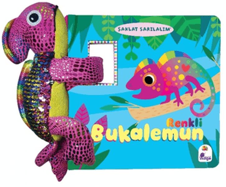 Şaklat Sarılalım - Renkli Bukalemun (Oyuncaklı Kitap) Şaklat Sarılalım - Renkli Bukalemun (Oyuncaklı Kitap)