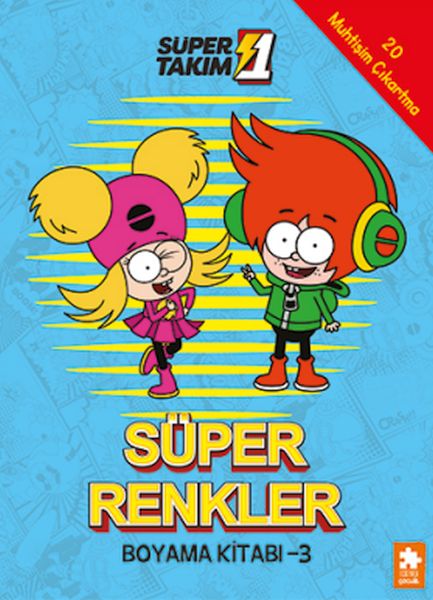 Süper 1 Takım Süper Renkler Boyama Kitabı - 3