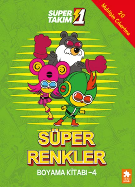 Süper 1 Takım Süper Renkler Boyama Kitabı - 4