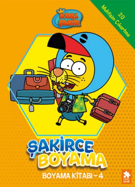 Kral Şakir Şakirce Boyama Kitabı - 4 Kral Şakir Şakirce Boyama Kitabı - 4