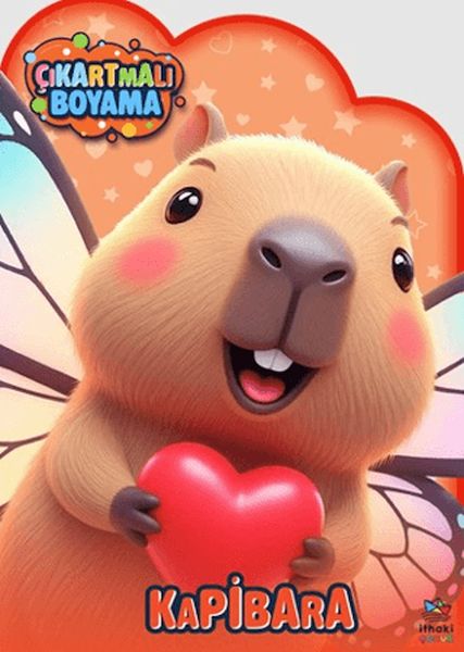 Kapibara Zamanı - Çıkartmalı Boyama Kitabı