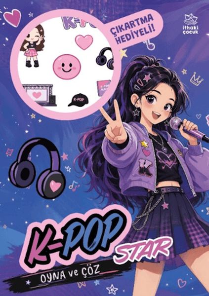 K-Pop Star - Oyna ve Çöz Çıkartmalı Etkinlik Kitabı K-Pop Star - Oyna ve Çöz Çıkartmalı Etkinlik Kitabı