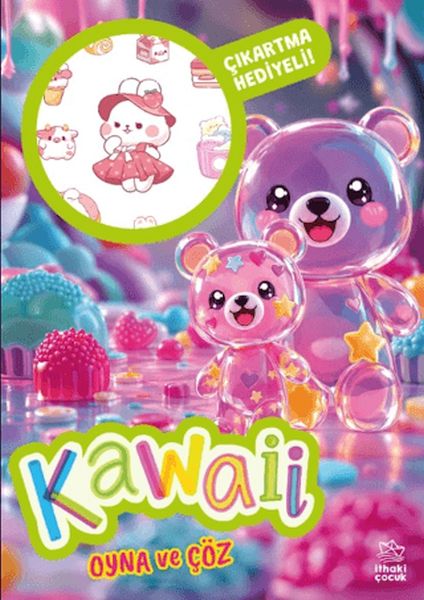 Kawaii - Oyna ve Çöz Çıkartmalı Etkinlik Kitabı Kawaii - Oyna ve Çöz Çıkartmalı Etkinlik Kitabı