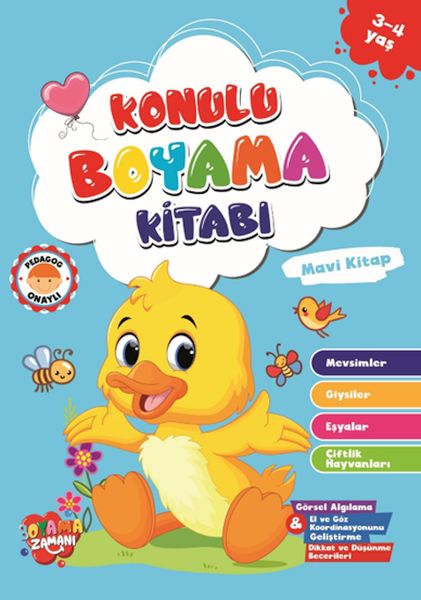 Konulu Boyama - MaviKitap (3-4 Yaş) Konulu Boyama - MaviKitap (3-4 Yaş)