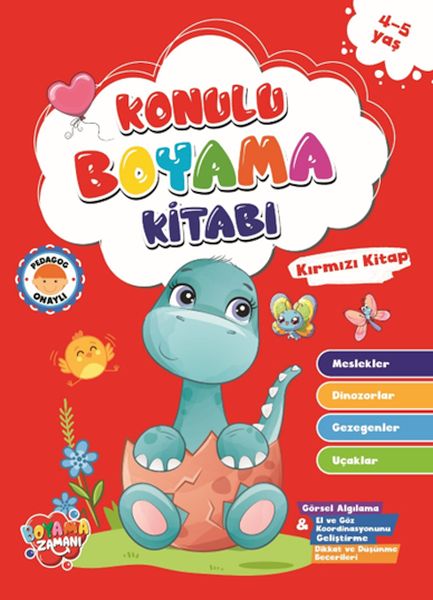 Konulu Boyama - KırmızıKitap (4-5 Yaş) Konulu Boyama - KırmızıKitap (4-5 Yaş)