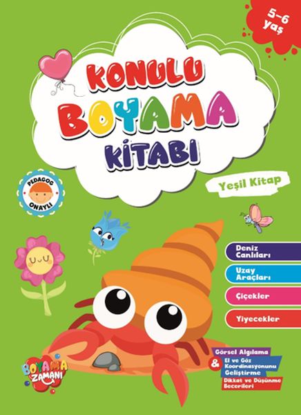 Konulu Boyama - YeşilKitap (5-6 Yaş) Konulu Boyama - YeşilKitap (5-6 Yaş)