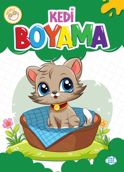 Neşeli Kedi Boyama Neşeli Kedi Boyama