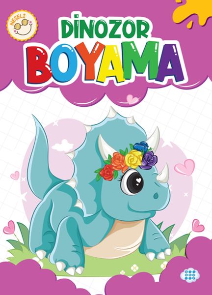 Neşeli Dinozor Boyama Neşeli Dinozor Boyama