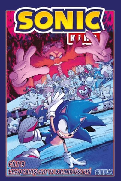 Kirpi Sonic Cilt 9 Chao Yarışları ve Badnik Üsleri