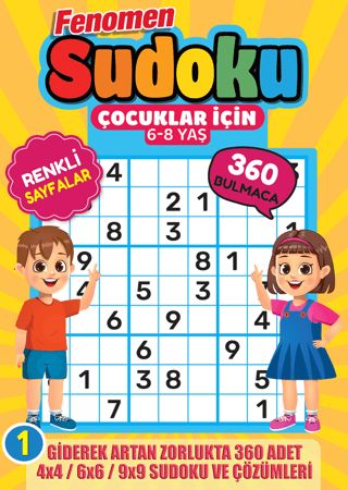 Fenomen Çocuklar İçin Sudoku 6-8 Yaş