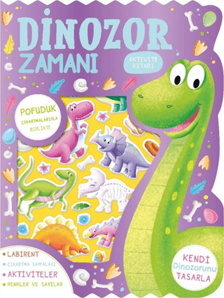 Dinozor Zamanı - Çıkartmalı Aktivite Kitabı Dinozor Zamanı - Çıkartmalı Aktivite Kitabı