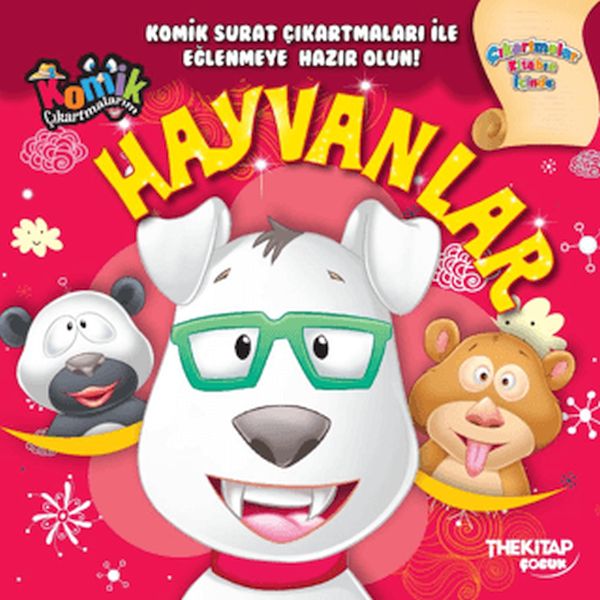 Komik Çıkartmalarım Hayvanlar Komik Çıkartmalarım Hayvanlar