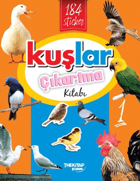 Kuşlar Çıkartma Kitabı - 1 Kuşlar Çıkartma Kitabı - 1