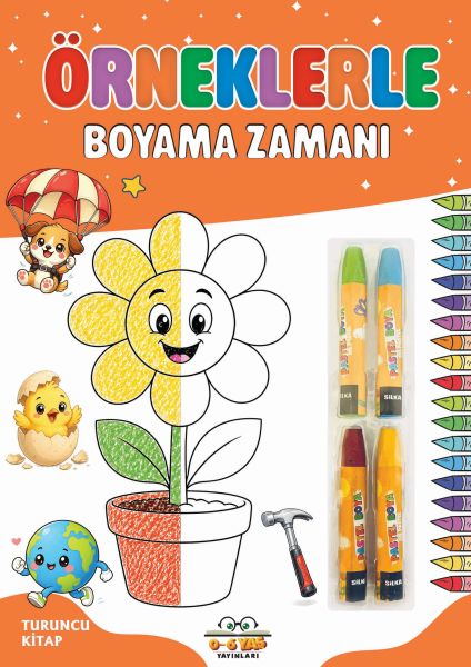 Örneklerle Boyama Zamanı - Turuncu Kitap Örneklerle Boyama Zamanı - Turuncu Kitap