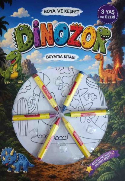 Boya Keşfet- Dinozor Boyama Kitabı Boya Keşfet- Dinozor Boyama Kitabı