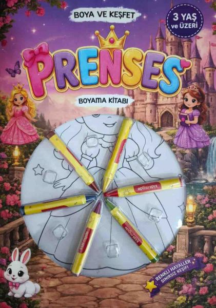 Boya Keşfet- Prenses Boyama Kitabı Boya Keşfet- Prenses Boyama Kitabı