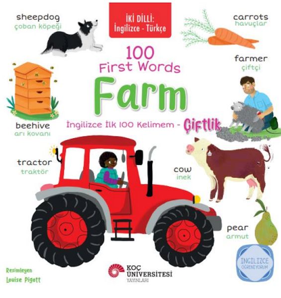 İki Dilli İngilizce-Türkçe 100 Fırst Words – Farm